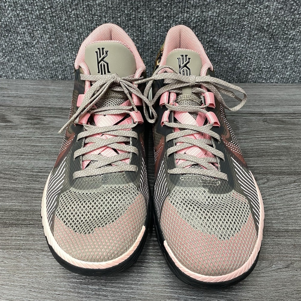 Nike Kyrie Flytrap 5 Sneakers Shoes Basketball Training Camo Pink Gray Mens 9 - Picture 4 of 11